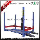 AT-440A 4T Hydraulic Cylinder Car Lift , 4 Post Auto Lift Safety Latches,Four Post Lifter
